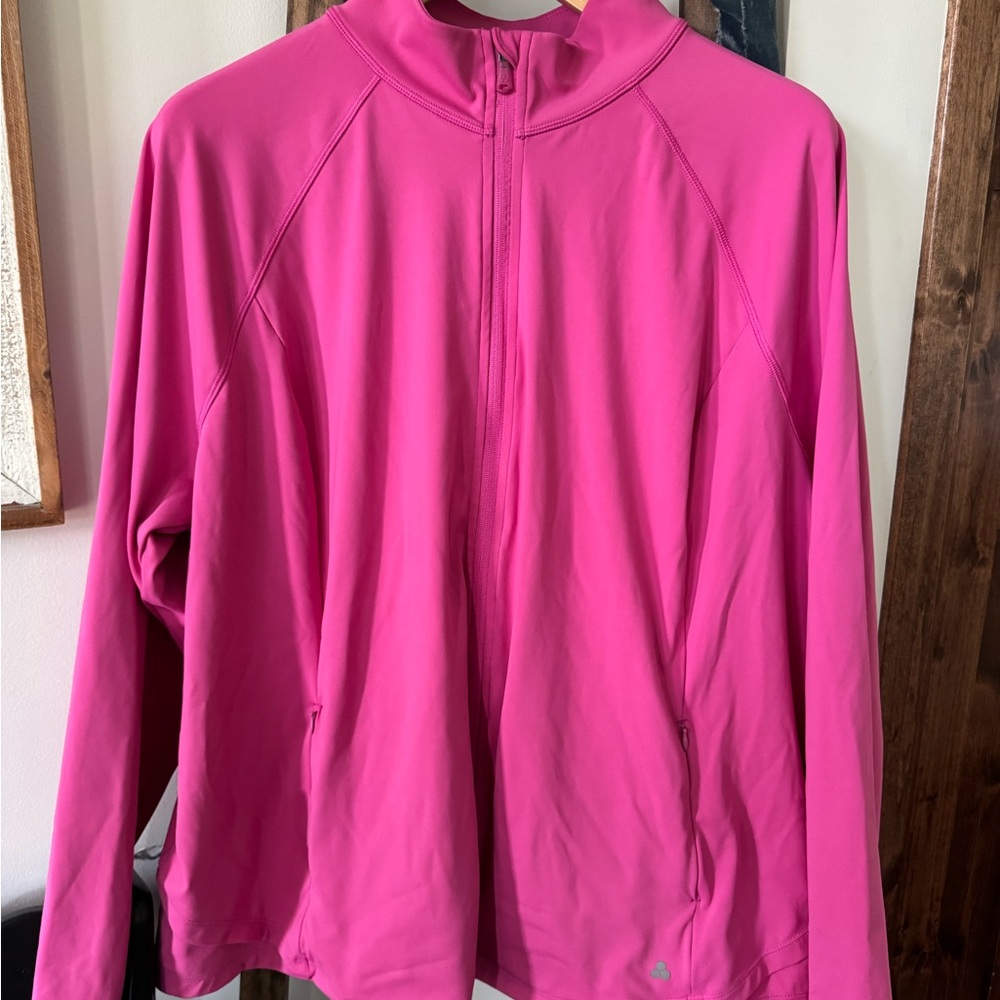 Tek Gear Fuchsia Ultrastretch Jacket SZ 3X